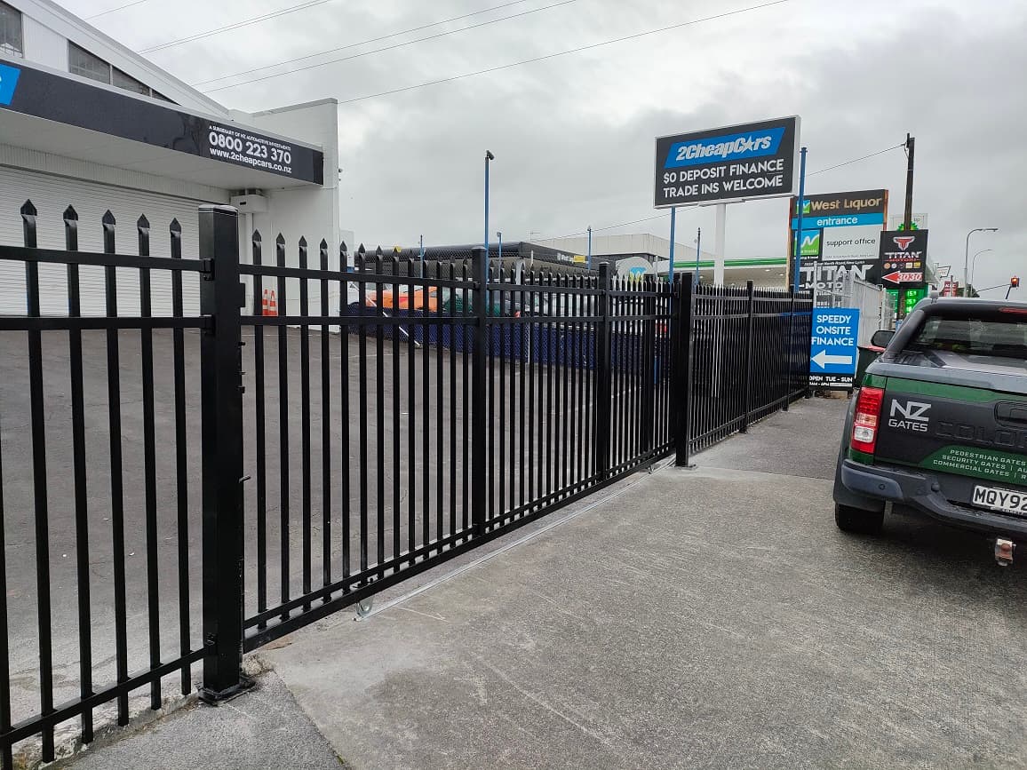 Professional gate installation showcase