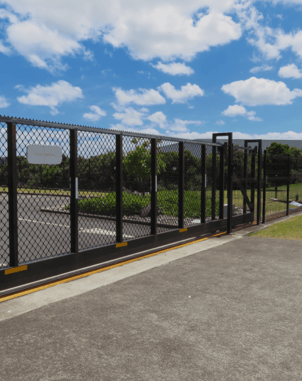 High-security gate installation